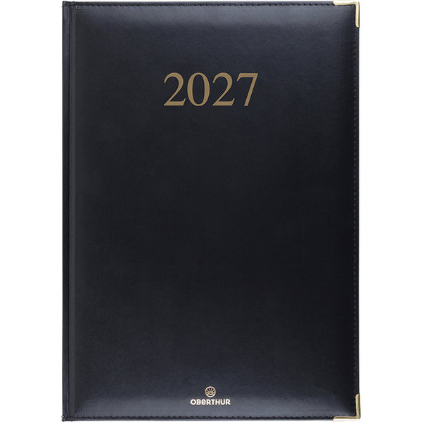 OBE Agenda Semainier de Bureau 27 Kiev-Agenda-Oberthur-2027-Noir-Papeterie du Dôme