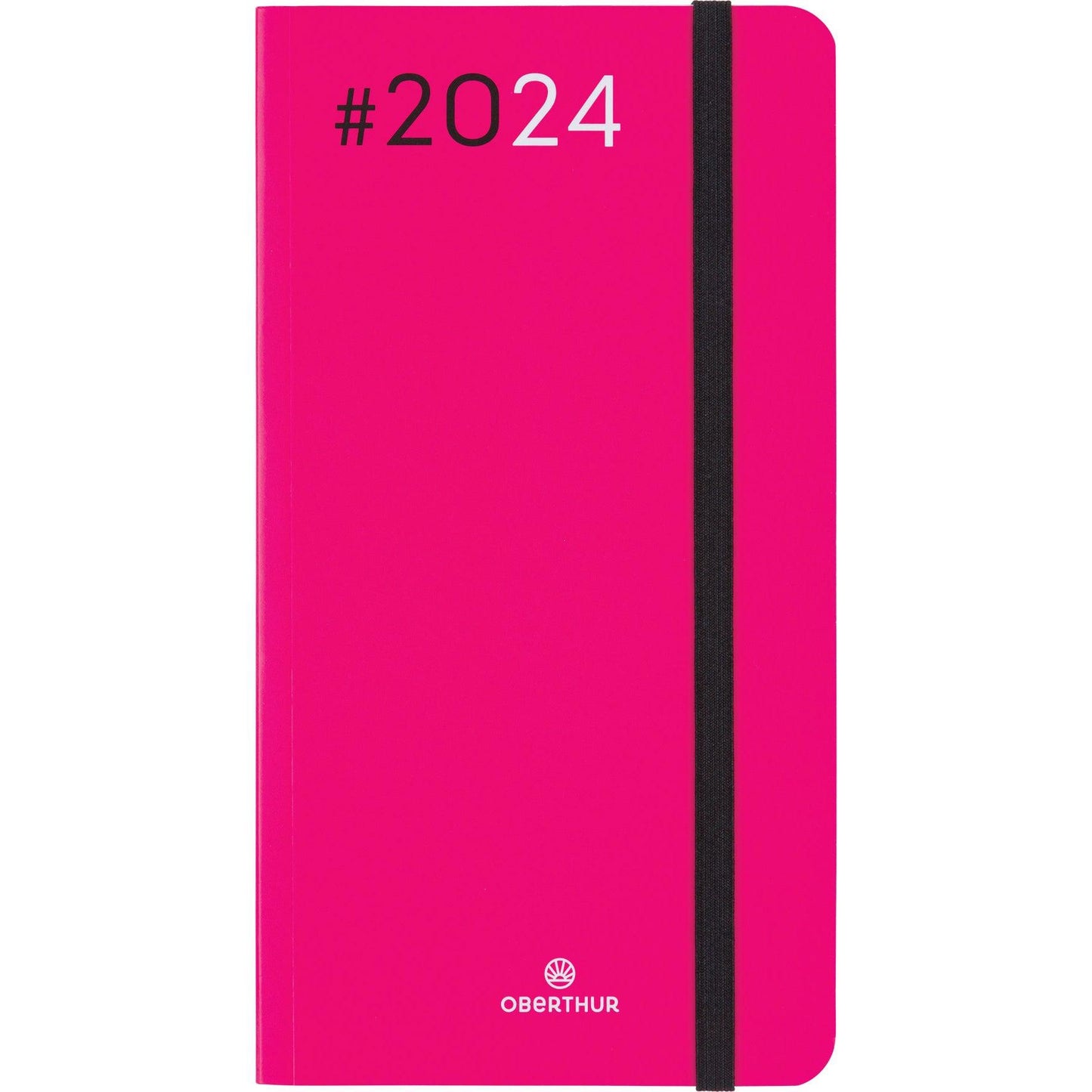 OBE Agenda Semainier de Poche 16 Flex-Agenda-Oberthur-2024-Fuchsia-Papeterie du Dôme