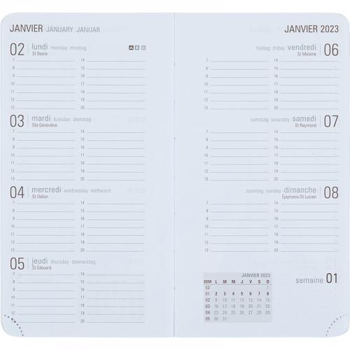 OBE Agenda Semainier de Poche 16 Flex-Agenda-Oberthur-Papeterie du Dôme