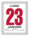 OBE Calendrier à Effeuiller 76x95