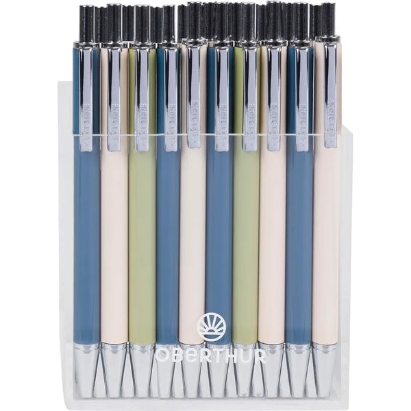 OBE Mini Bille Lima-Ecriture-Oberthur-Bleu Madura/Kaki Pâle/Beige-Papeterie du Dôme