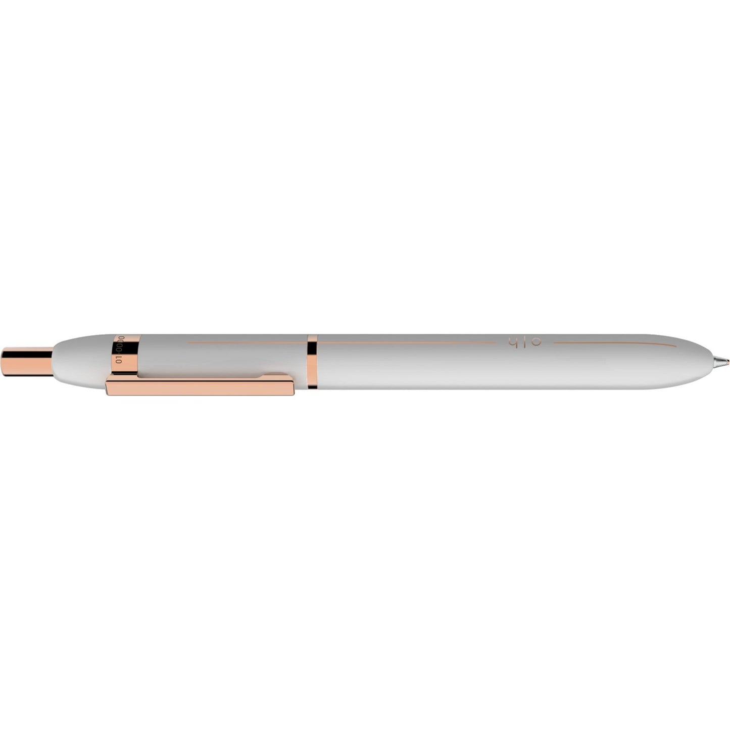 OH design 03 Blanc Or Rose Stylo Bille-Stylo Bille-Otto Hutt-Papeterie du Dôme