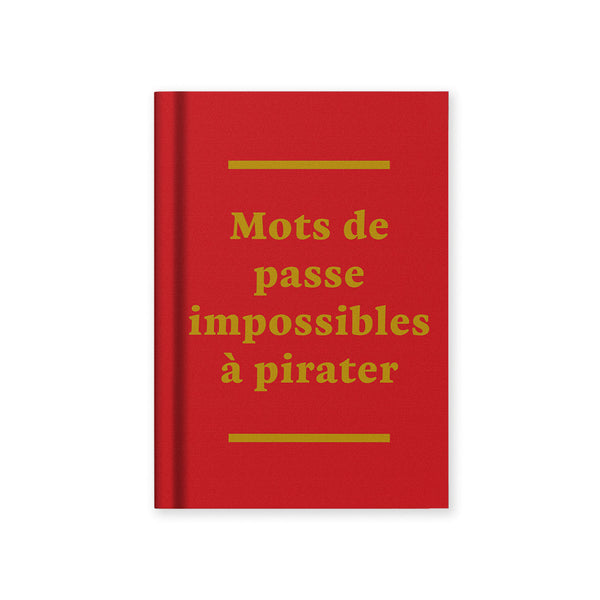 OHD A7 Fabric Hardback Notebook-Notebook (A7)-Ohh Deer-Mots de Passe-Papeterie du Dôme