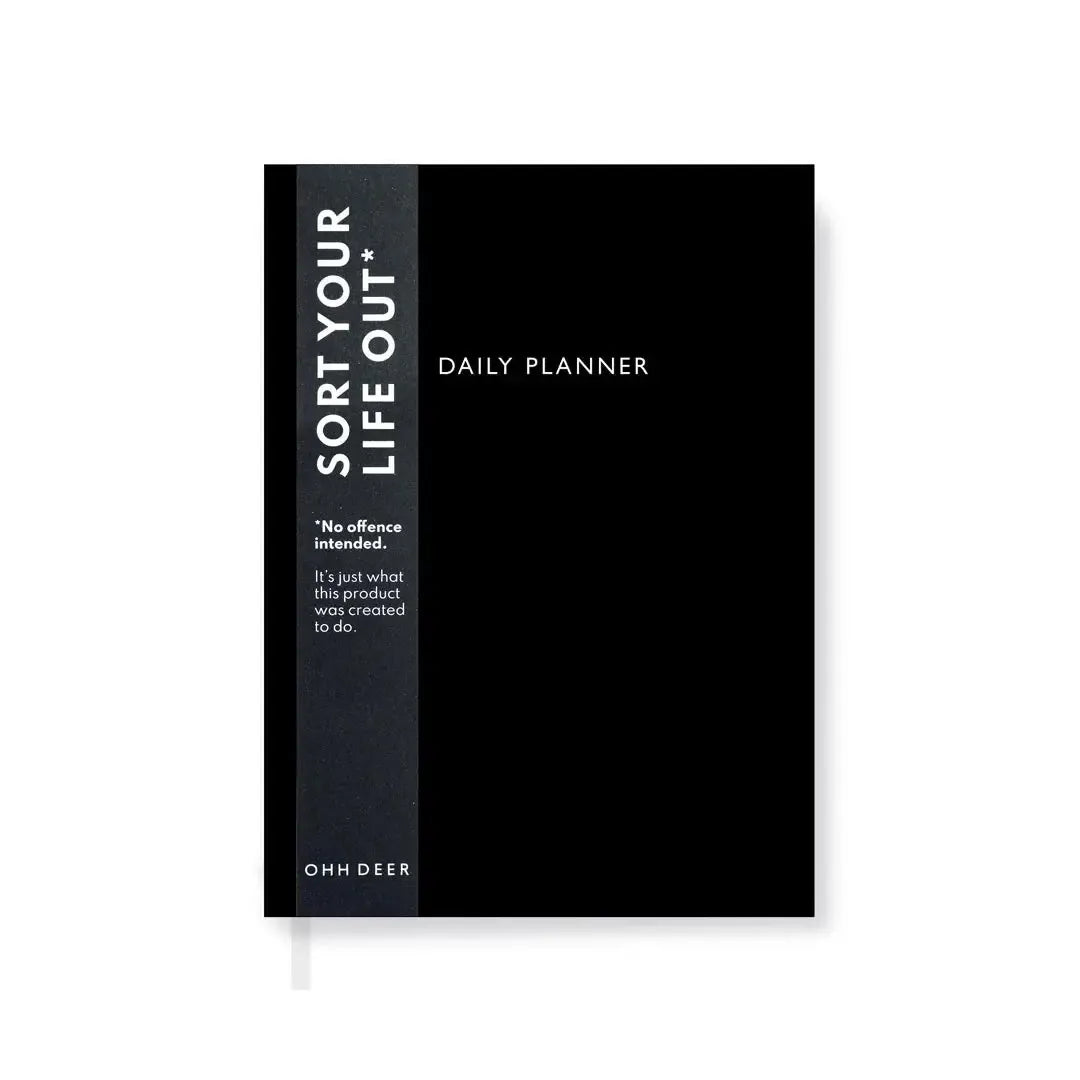 OHD Daily Planner A5-Cahier-Ohh Deer-Noir-Papeterie du Dôme