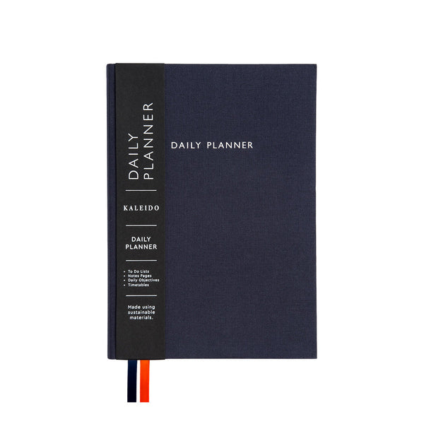 OHD Fabric Daily Planner A5-Planner-Ohh Deer-Off Black-Papeterie du Dôme