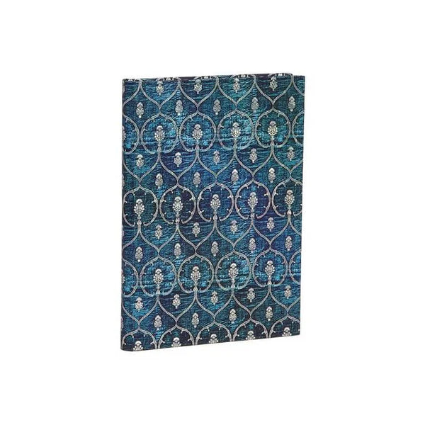 PBKS Carnet Midi Rigide 144p-Carnet-Paperblanks-Velours Bleu-Ligné-Papeterie du Dôme