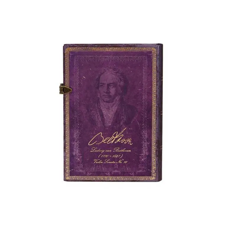 PBKS Carnet Ultra Rigide Portée Musicales Beethoven-Carnet-Paperblanks-Papeterie du Dôme