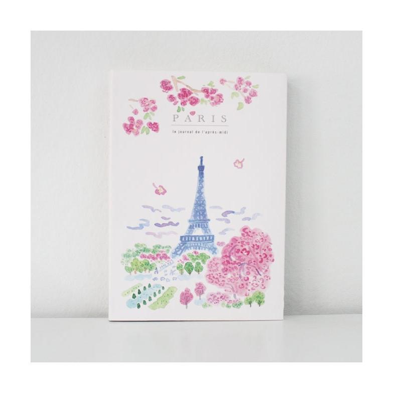 PDA Petit Carnet de Voyage A5-Carnet-Pansydaisy-Paris Blossom-Papeterie du Dôme