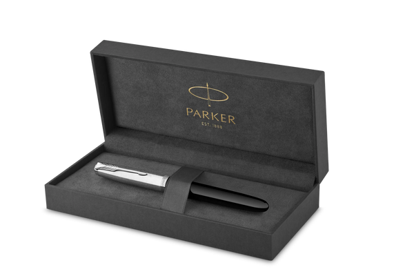PKR Parker 51 Chrome Noir-Stylo Plume-Parker-Papeterie du Dôme