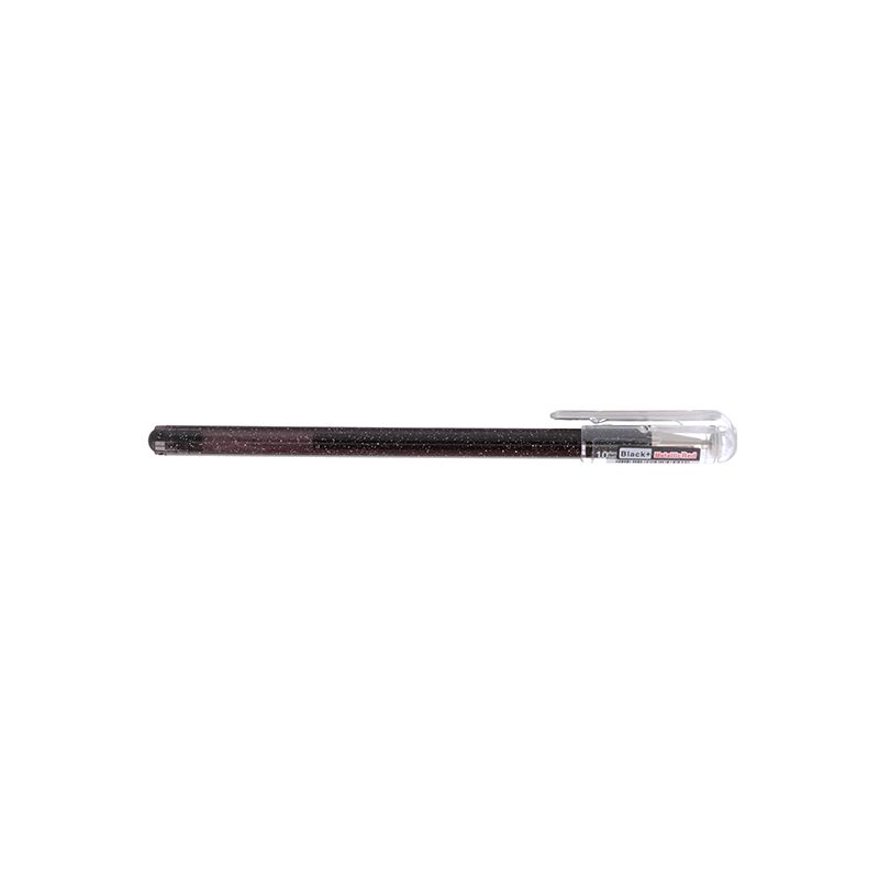 PTL DualMetallic Stylo Roller K110-Stylo Roller-Pentel-Noir + Rouge métallique-Papeterie du Dôme