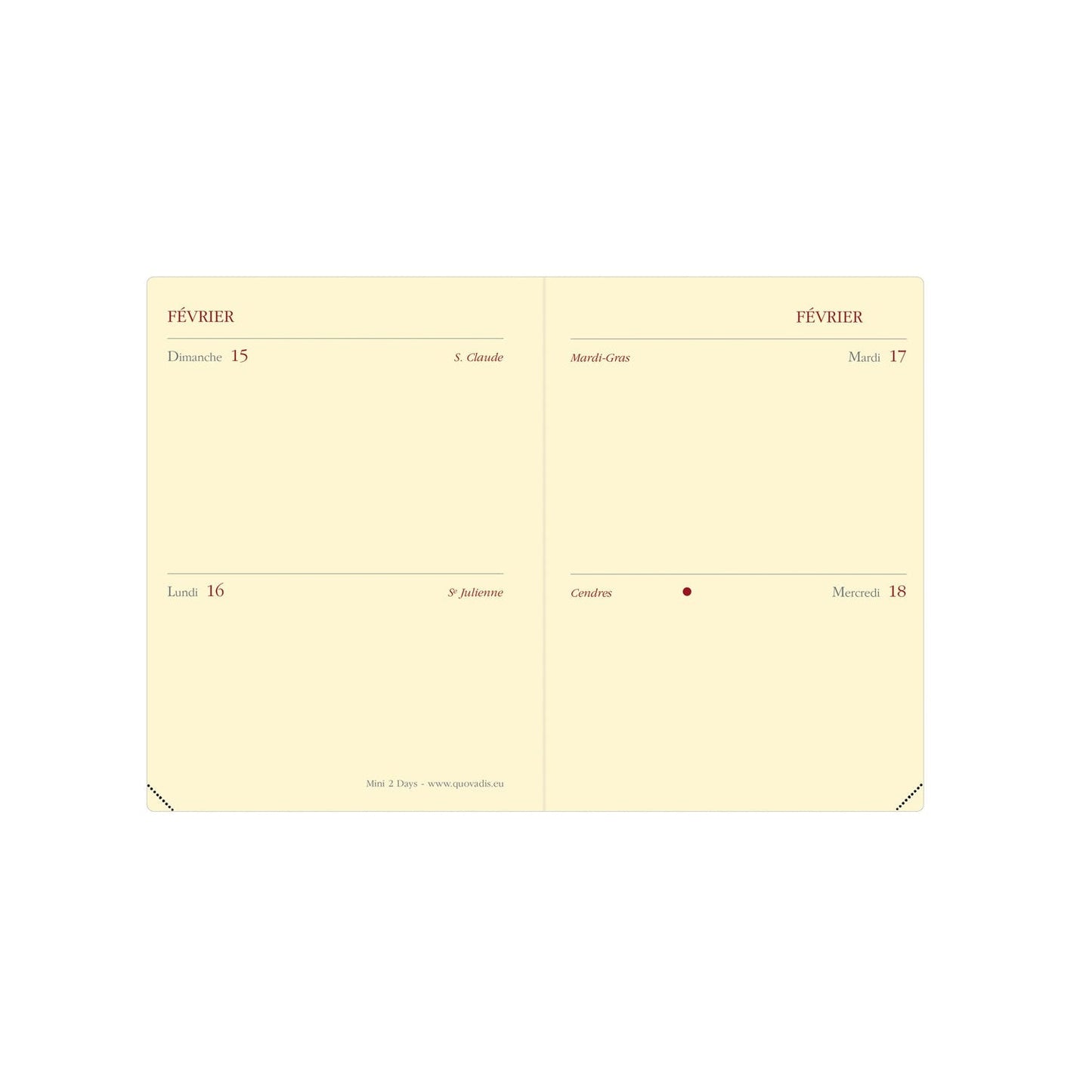 QV Agenda Mini 2 Days Soho PM-Agenda-Quo Vadis-Papeterie du Dôme