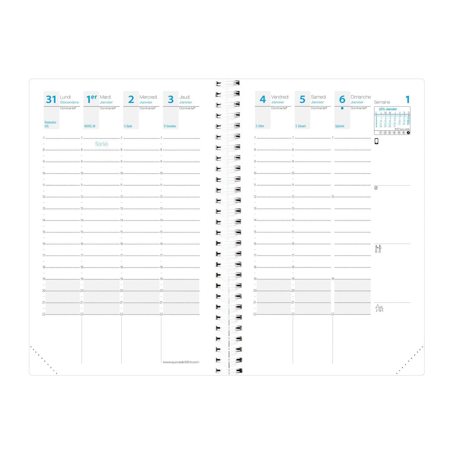 QV Agenda Time & Life Pocket-Agenda-Quo Vadis-Papeterie du Dôme