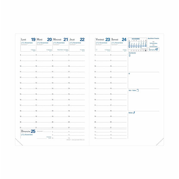 QVD* Agenda Affaires Prestige Luna-Agenda-Quo Vadis-Papeterie du Dôme