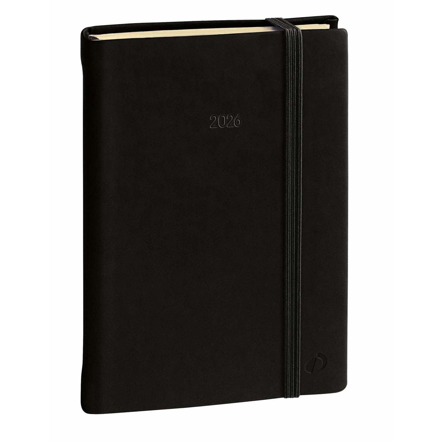 QVD Agenda Affaires Prestige Silk-Agenda-Quo Vadis-2026-Noir-Papeterie du Dôme