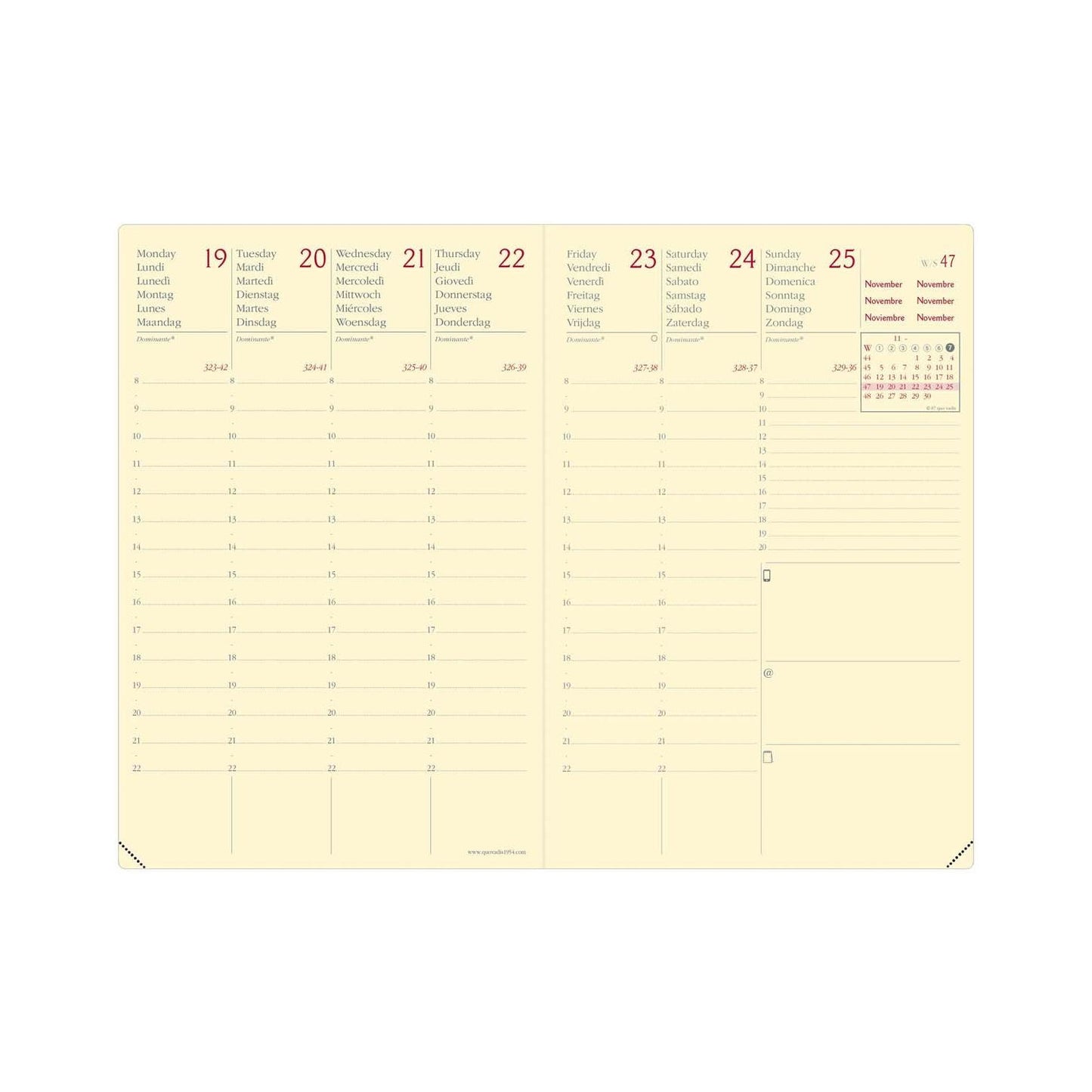 QVD Agenda Affaires Prestige Silk-Agenda-Quo Vadis-Papeterie du Dôme