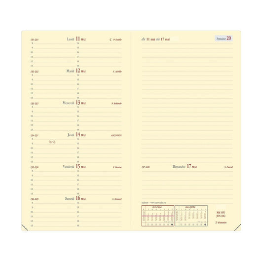 QVD Agenda Italnote Soho-Agenda-Quo Vadis-Papeterie du Dôme