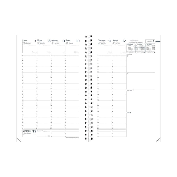 QVD Agenda Ministre S Club-Agenda-Quo Vadis-Papeterie du Dôme
