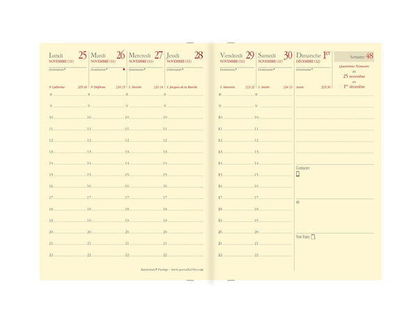 QVD Agenda Randonnée Prestige Marlow-Agenda-Quo Vadis-Papeterie du Dôme
