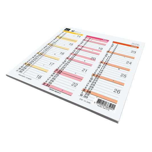 QVD Calendrier Origami 13 Arc en Ciel-Calendrier-Quo Vadis-Papeterie du Dôme