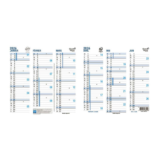 QVD Calendrier Origami 13-Calendrier-Quo Vadis-Papeterie du Dôme
