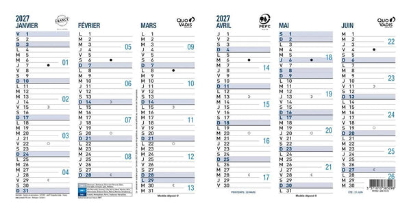 QVD Calendrier Origami 13-Calendrier-Quo Vadis-Papeterie du Dôme