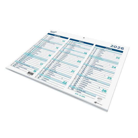 QVD Calendrier Origami 43 Maxiweek-Calendrier-Quo Vadis-Papeterie du Dôme