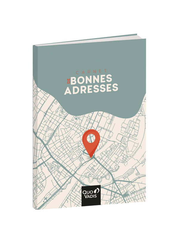 QVD Carnet de Bonnes Adresses-Carnet-Quo Vadis-Papeterie du Dôme