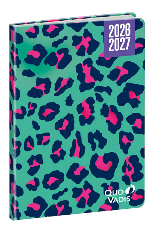 QVD Hebdo Color Canopy 15-Agenda-Quo Vadis-2026-2027-Panthère-Papeterie du Dôme