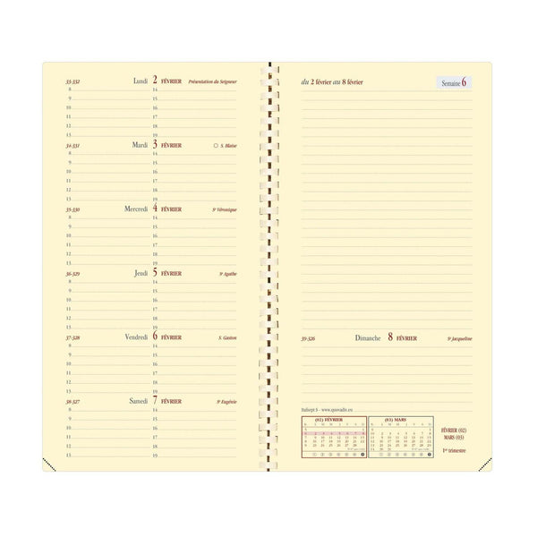 QVD Italsept S Soho-Agenda-Quo Vadis-Papeterie du Dôme