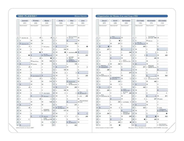 QVD Recharge Agenda Affaires-Recharge Agenda-Quo Vadis-Papeterie du Dôme