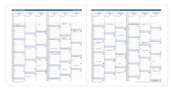 QVD Recharge Agenda Exécutif Tranche Dorée-Recharge Agenda-Quo Vadis-Papeterie du Dôme