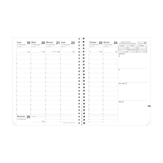 QVD Recharge Agenda Président S-Recharge Agenda-Quo Vadis-Papeterie du Dôme