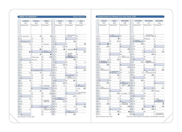 QVD Recharge Agenda Randonnée-Recharge Agenda-Quo Vadis-Papeterie du Dôme