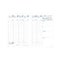QV Hiking Agenda Refill Golden Edge