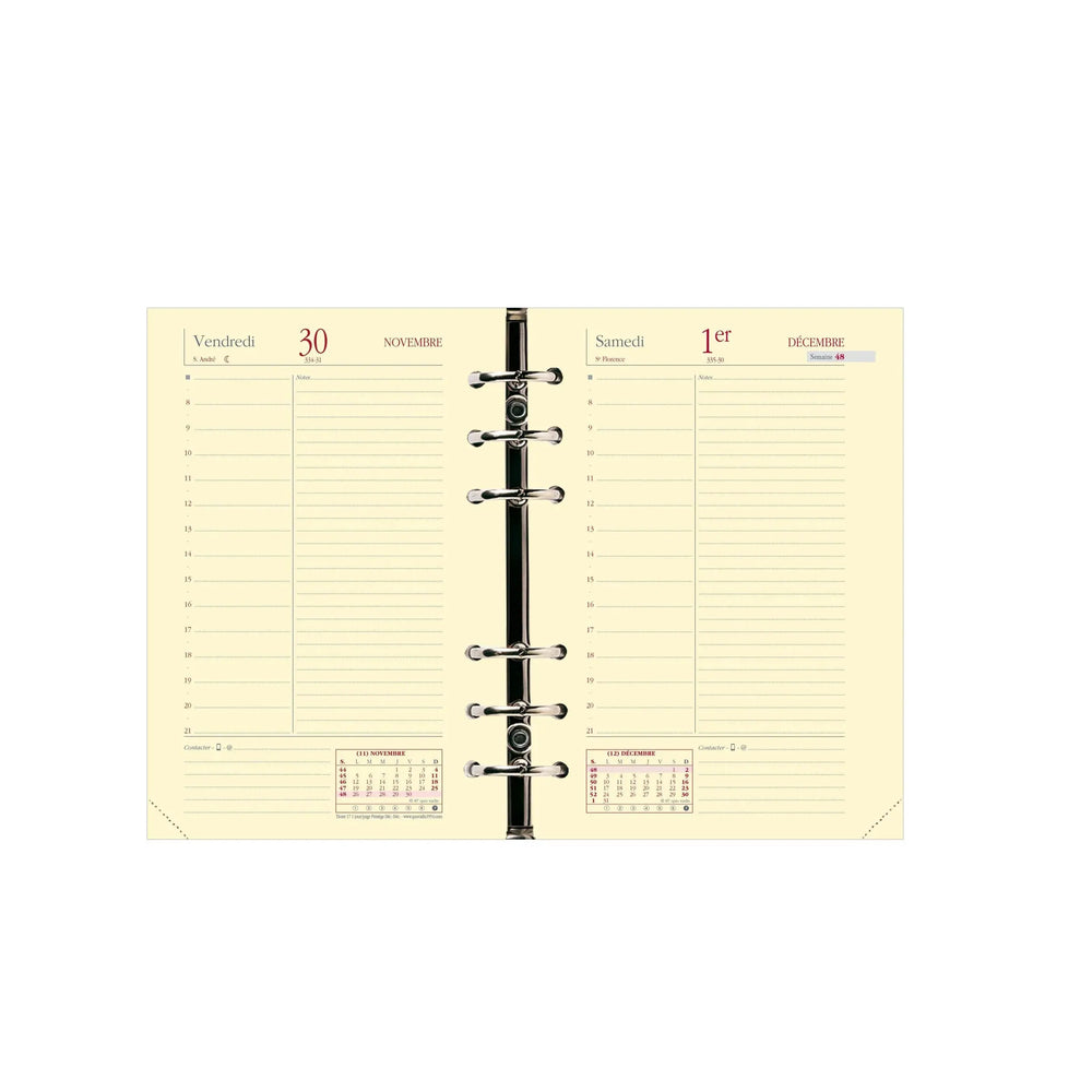 QVD Recharge Agenda Timer 17 Prestige Journalier-Recharge Agenda-Quo Vadis-Papeterie du Dôme