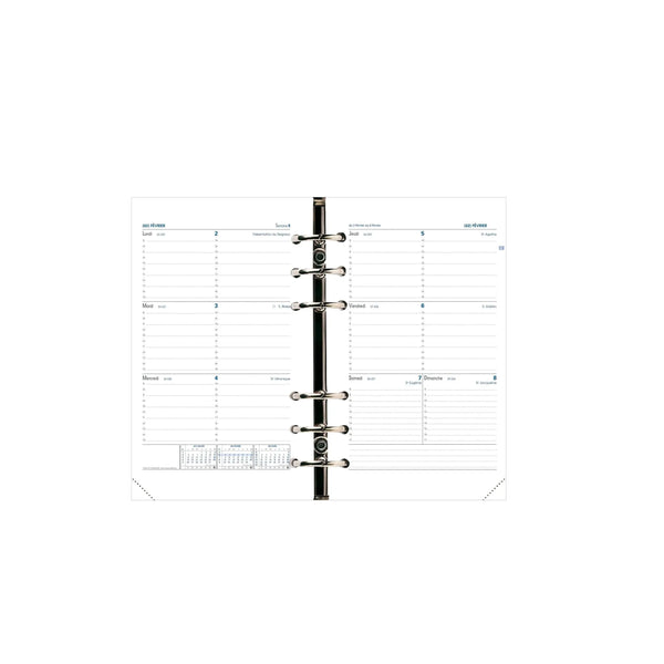 QVD Recharge Agenda Timer 21 Horizontal SAD-Recharge Agenda-Quo Vadis-Papeterie du Dôme