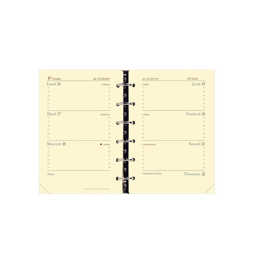 QVD Recharge Timer 14 Prestige Horizontal SAD-Recharge Agenda-Quo Vadis-Papeterie du Dôme