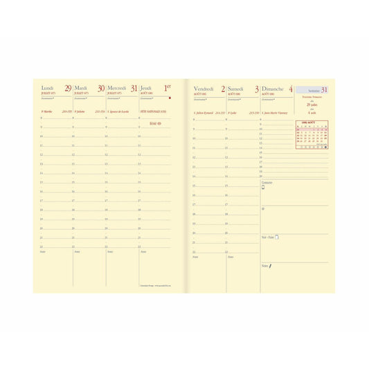 QVD Universitaire Prestige Soho-Agenda-Quo Vadis-Papeterie du Dôme