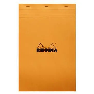 RHD Bloc N°19 Noir A4+-Bloc-Rhodia-Petits Carreaux-Orange-Papeterie du Dôme