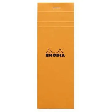 RHD Bloc N°8-Bloc-Rhodia-Orange-Petits Carreaux-Papeterie du Dôme