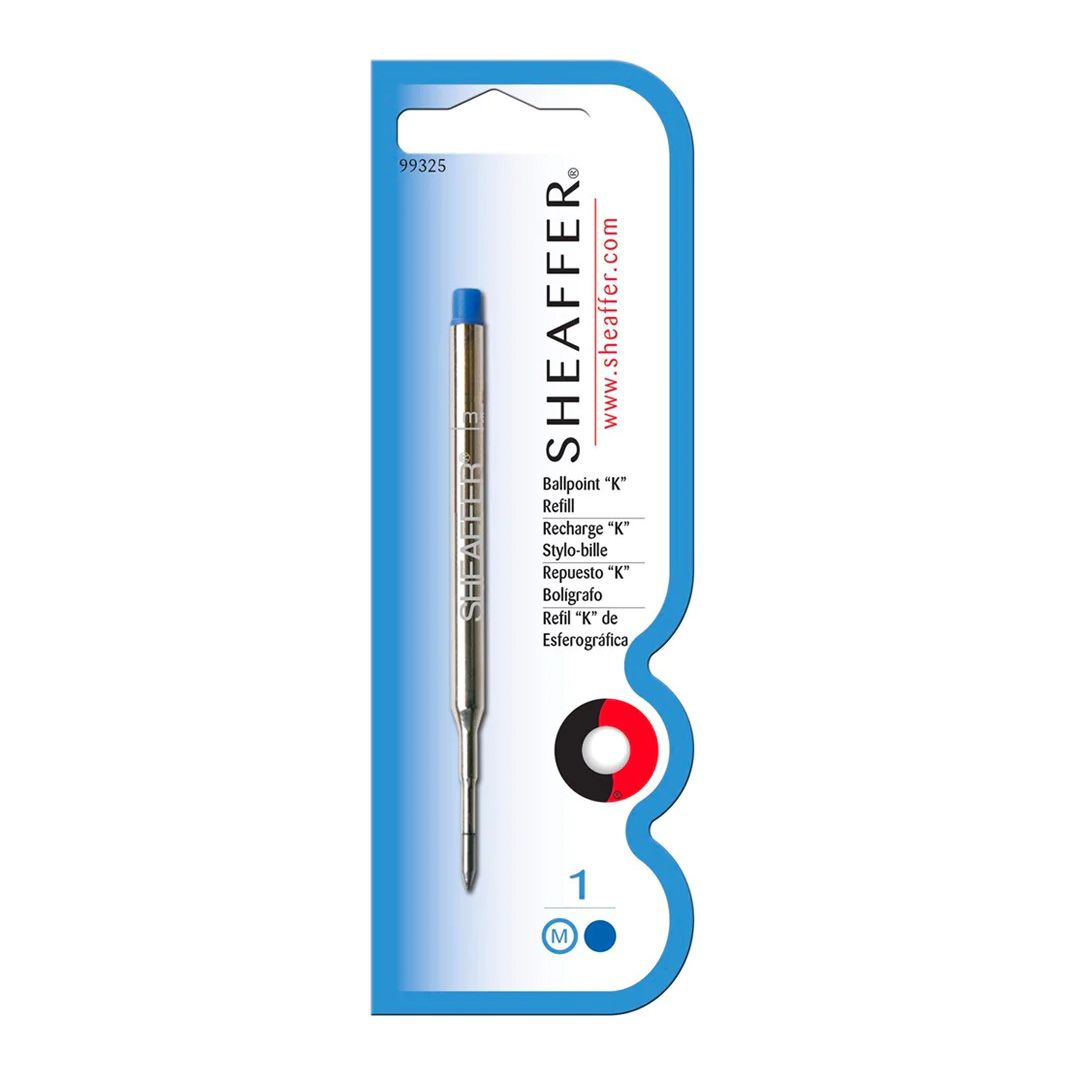 SHF Recharge K Bille-Recharge Stylos-Sheaffer-Bleu-M Médium-Papeterie du Dôme