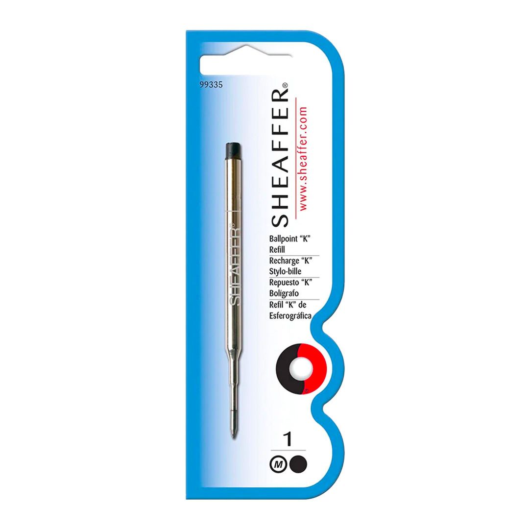 SHF Recharge K Bille-Recharge Stylos-Sheaffer-Noir-M Médium-Papeterie du Dôme