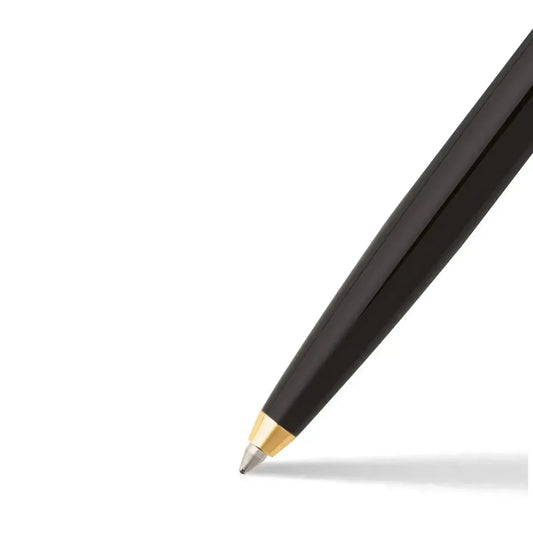 SHF Sagaris Noir Chrome et Doré Stylo Bille-Stylo Bille-Sheaffer-Papeterie du Dôme