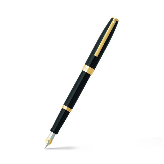 SHF Sagaris Noir Doré Stylo Plume-Stylo Plume-Sheaffer-Papeterie du Dôme