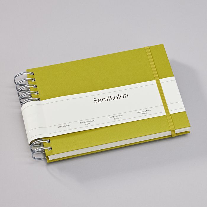 SMK Album Photo Mini Mucho-Album Photo-Semikolon-25 x 16 cm-Matcha-Crème-Papeterie du Dôme