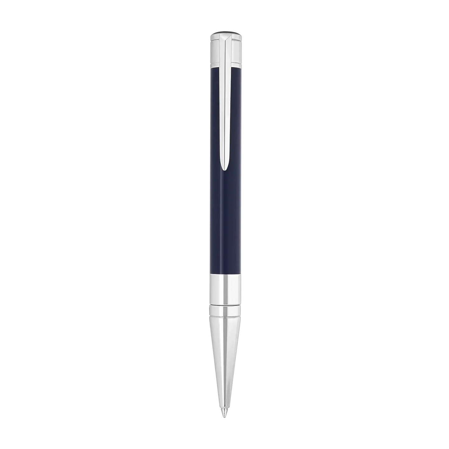 STD Initial Bleu Chromé Stylo Bille-Stylo Bille-S.T. Dupont-Papeterie du Dôme