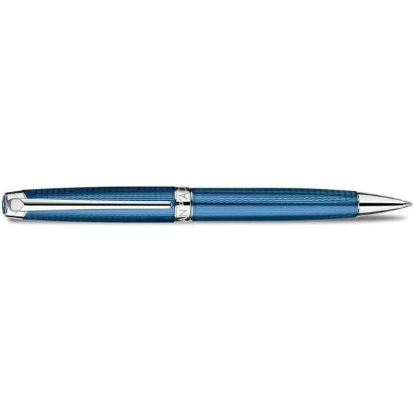 Stylo Bille Caran d'Ache Léman Grand Bleu-Stylo Bille-Caran d'Ache-Papeterie du Dôme