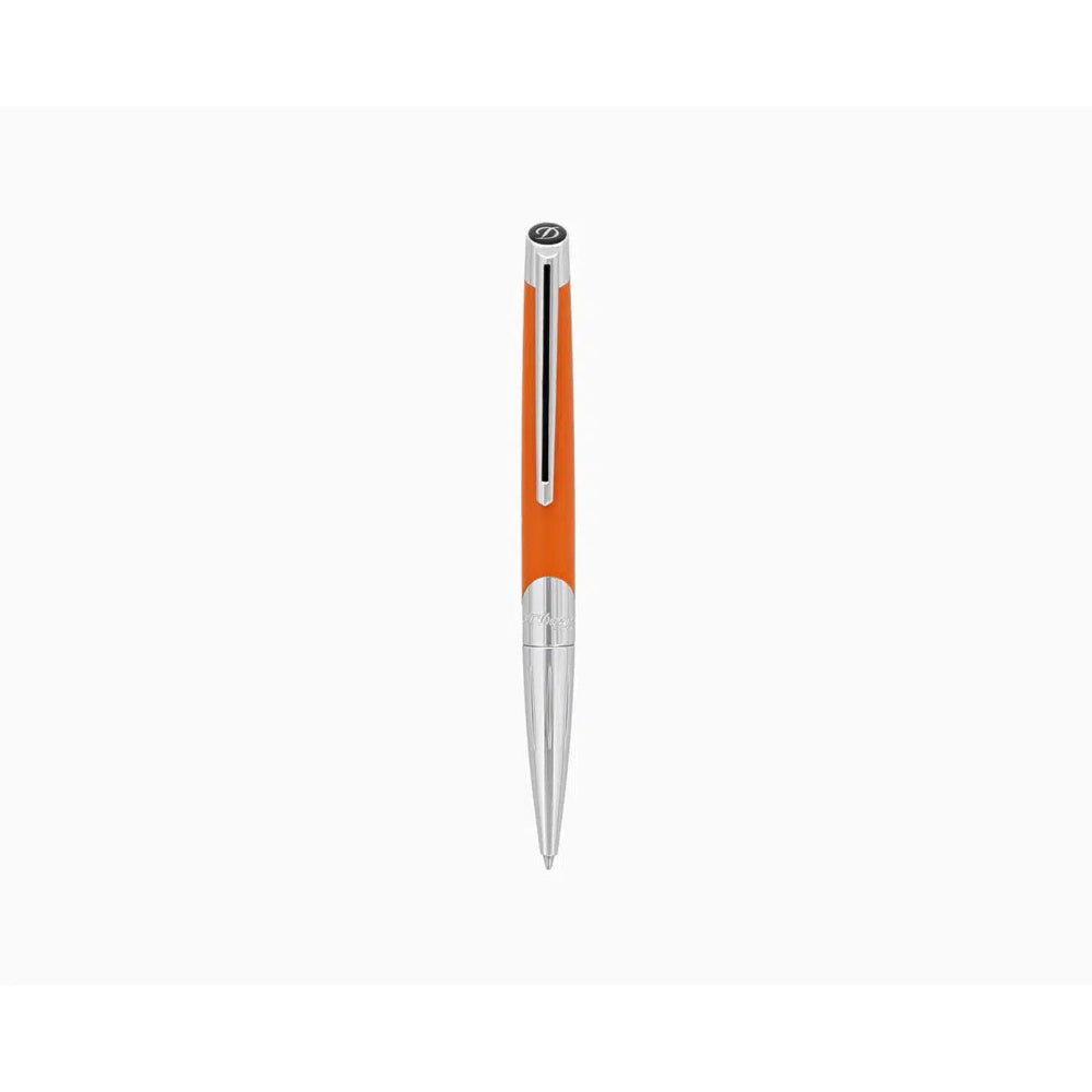 Stylo Bille S.T. Dupont Défi Millennium Argenté Orange-Stylo Bille-S.T. Dupont-Papeterie du Dôme