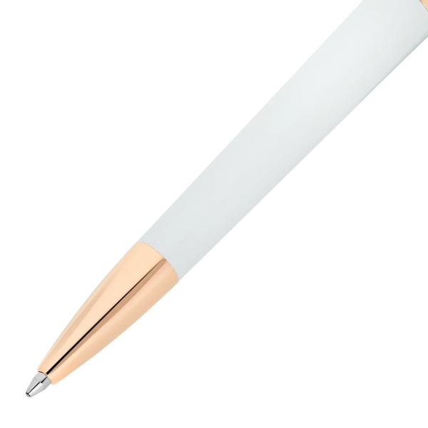 Stylo Bille S.T. Dupont Liberté Blanc Or-Stylo Bille-S.T. Dupont-Papeterie du Dôme