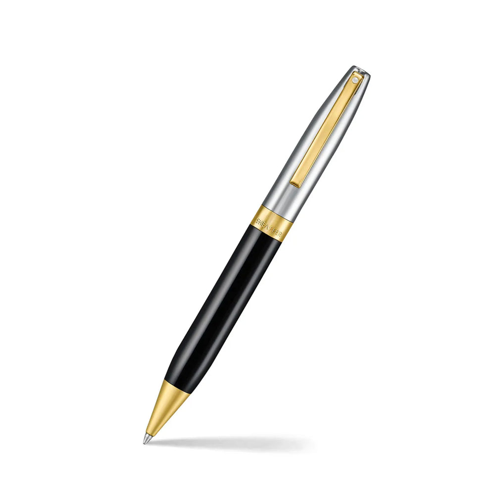 Stylo Bille Sheaffer Legacy-Stylo bille-Sheaffer-Chrome/Gold pvd-Papeterie du Dôme